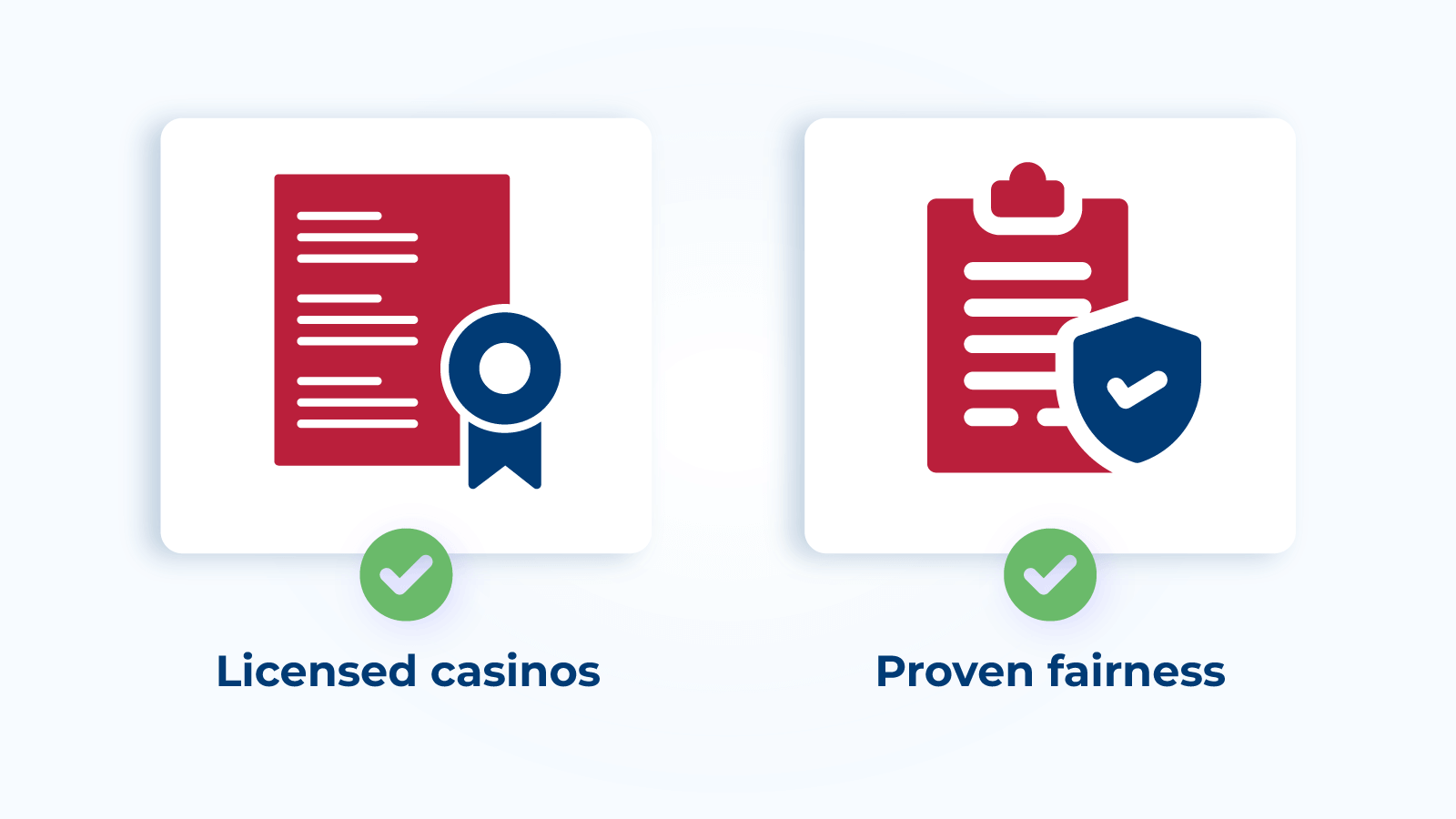 We only recommend legit Casino Rewards casinos