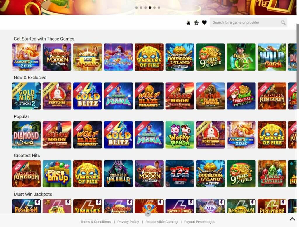 Ruby Fortune Casino Desktop preview 2
