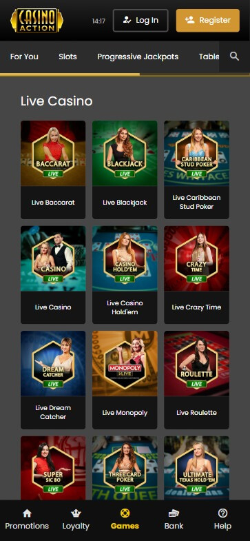 Casino Action mobile preview 2