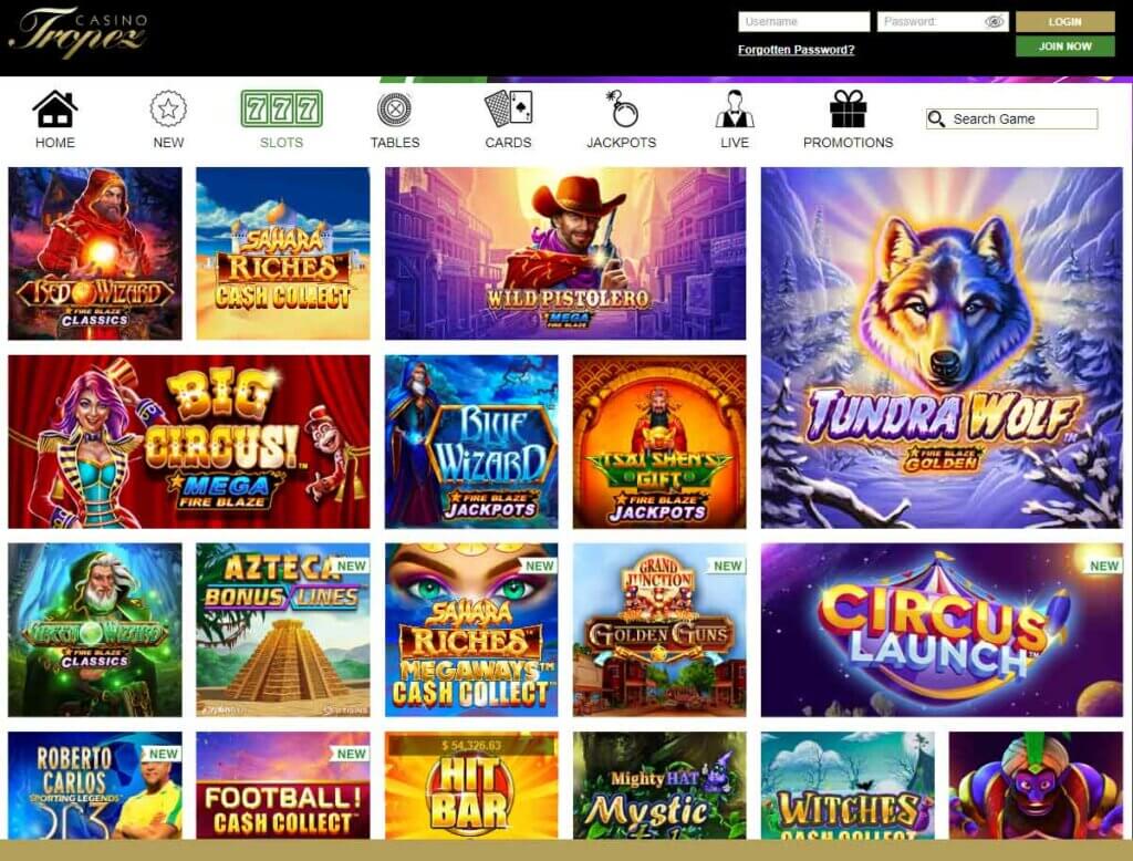 Casino Tropez Desktop preview 2