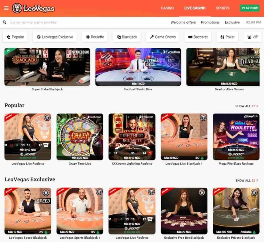 leovegas-casino- dektop-preview- live-casino