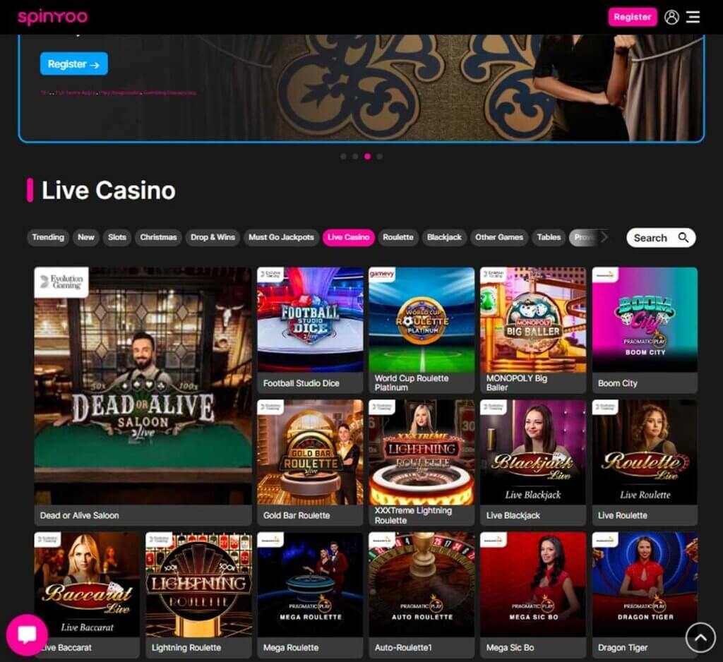 spinyoo-casino- dektop-preview- live-casino