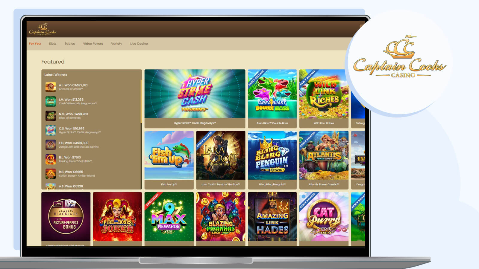 Captain-Cooks-Casino-preview-game-lobby