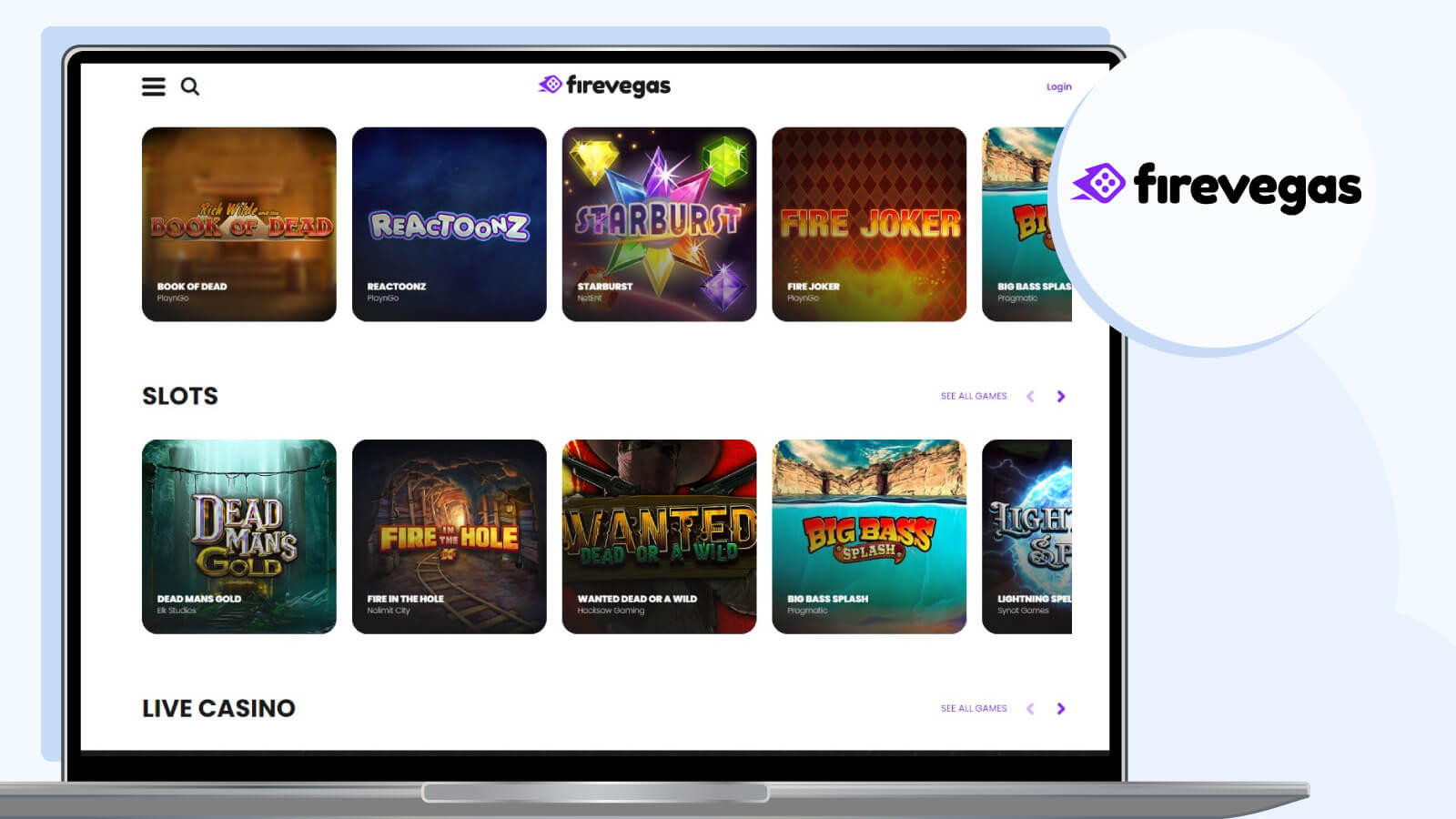 FireVegas-Casino-preview-game-lobby