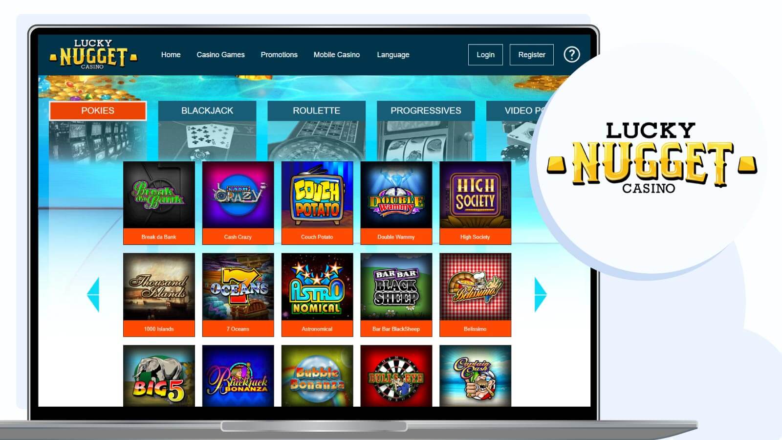 Lucky Nugget best 50 free spins no deposit bonus for mobile