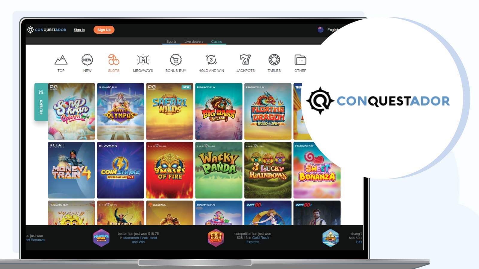 Conquestador Casino – Best New Microgaming Casino 2023