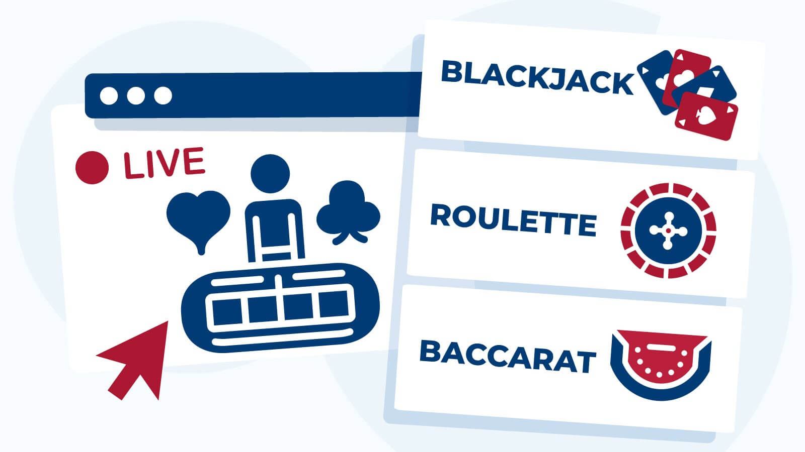 Types of Games at Live Dealer Casinos
