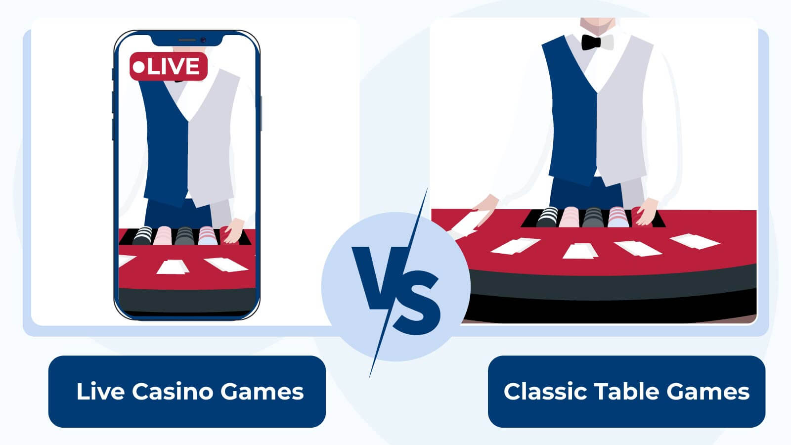 Live Casino Games vs. Classic Table Games