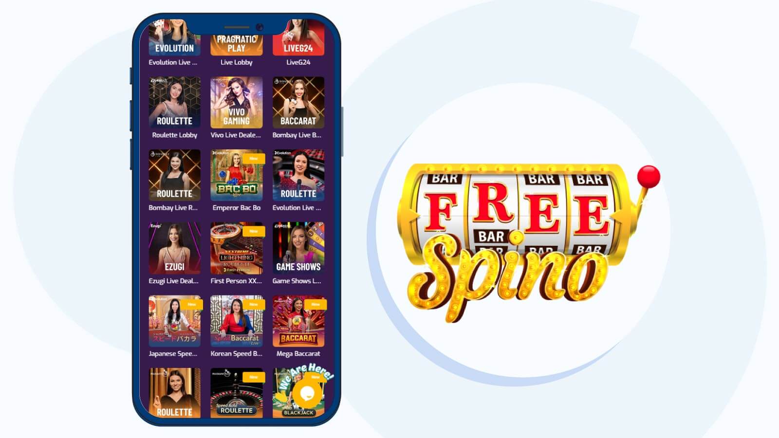 FreeSpino Casino – Largest Live Game Selection