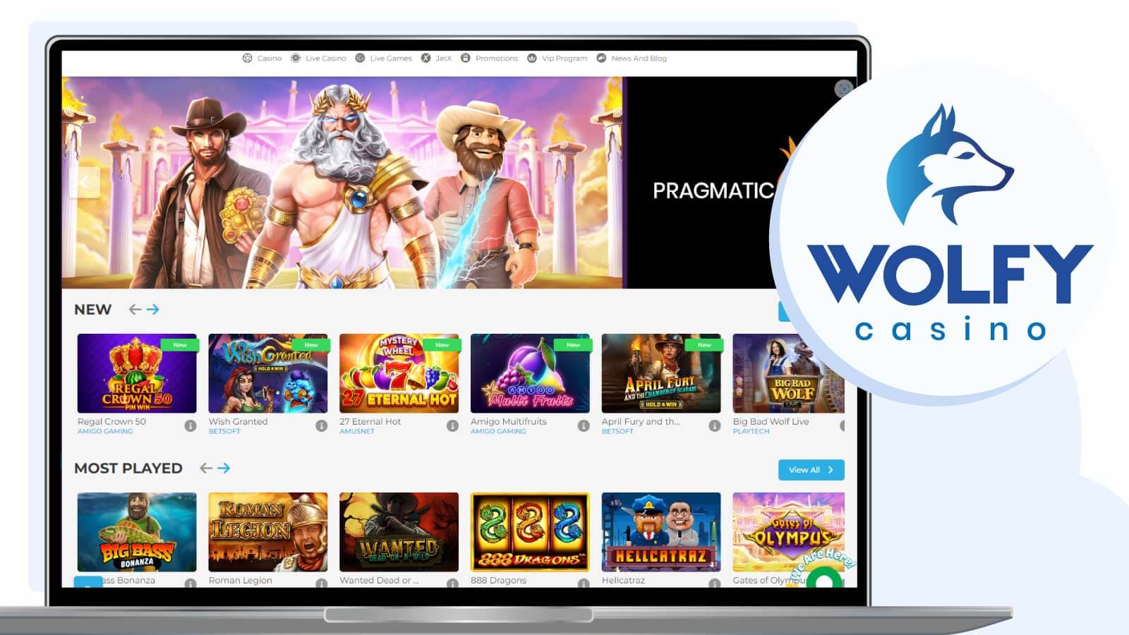 Wolfy Casino - Our $20 Deposit NZ Casino Recommendation