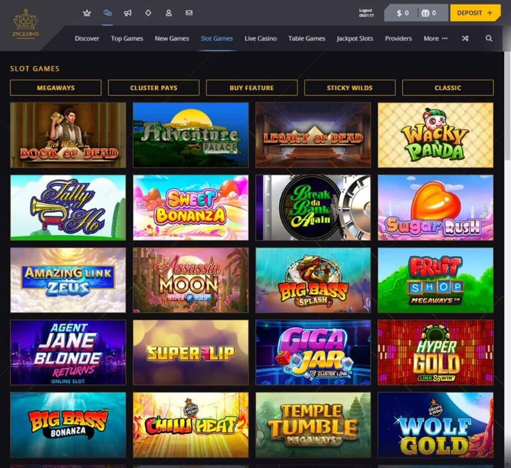 21 Casino Desktop preview 2