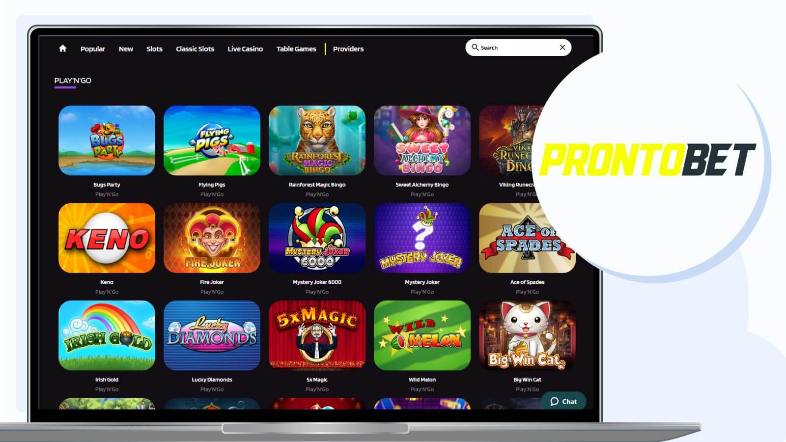 ProntoBet Casino – Best High Roller Play’n Go Casino