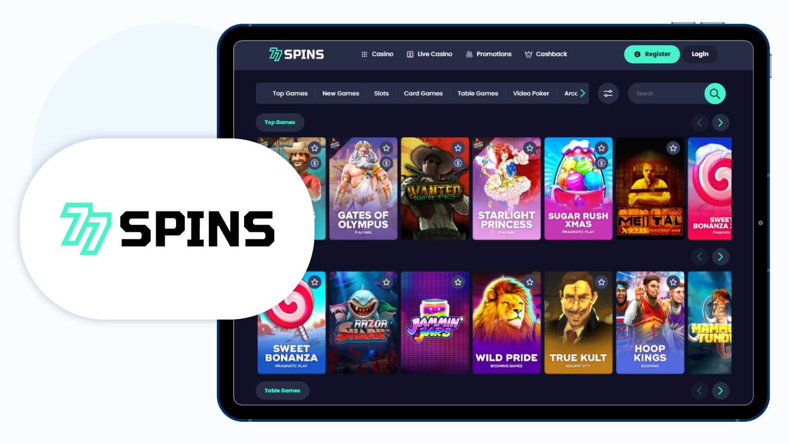 77Spins-Casino-Our-Recommendation-for-a-Best-100%-Bonus-with-Unlimited-Cashout