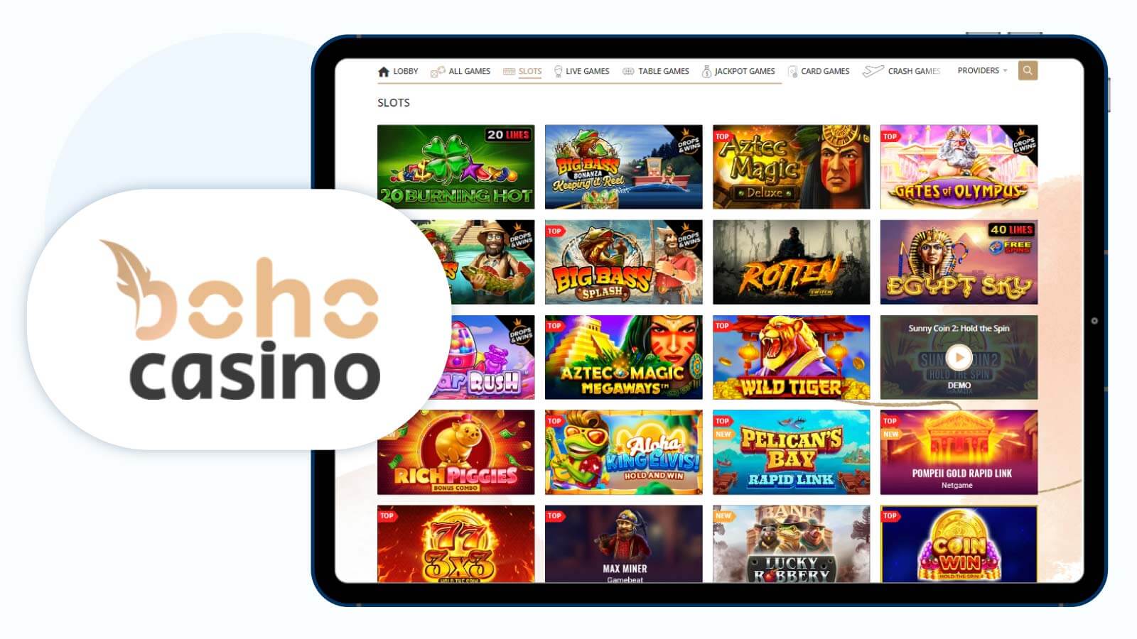 Boho-Casino-Fastest-E-wallet-Withdrawal-Site