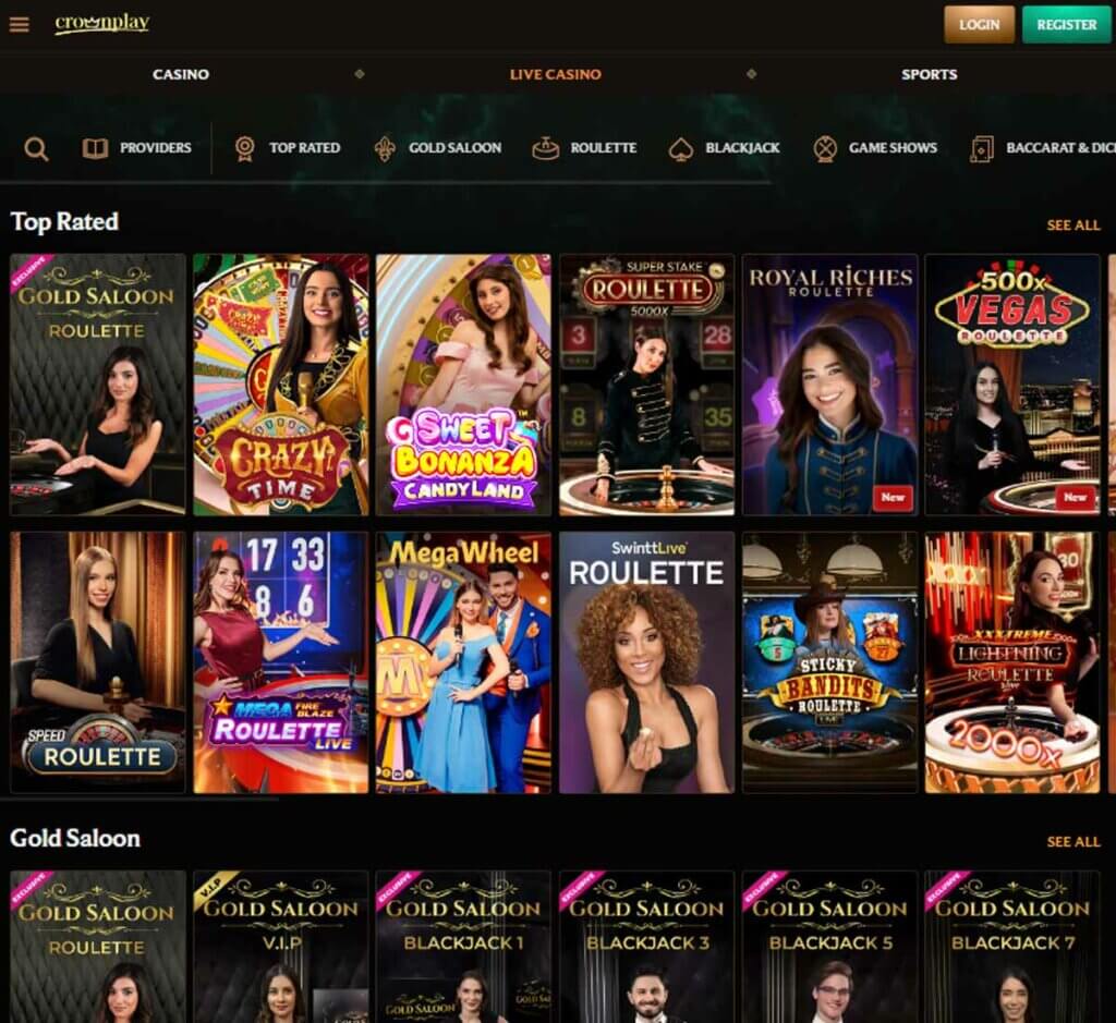 CrownPlay Casino live dealer games review