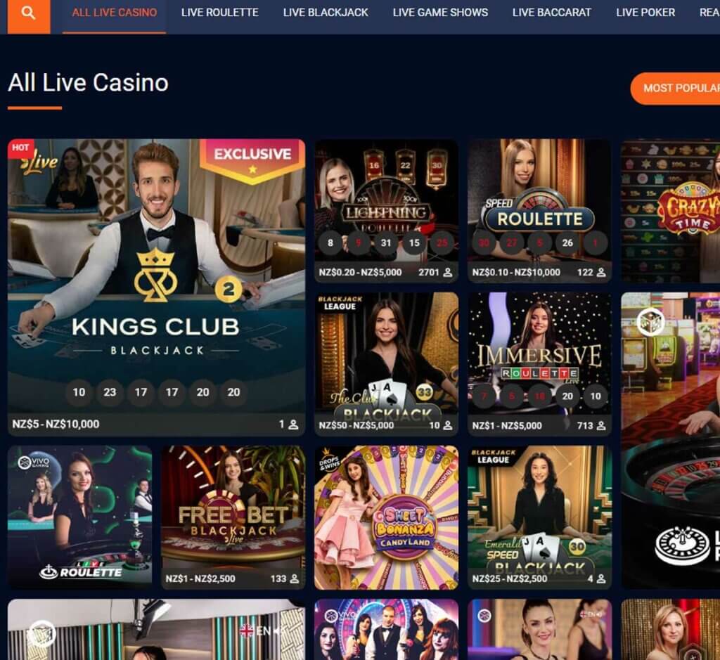 Dream Bet Casino live dealer games review