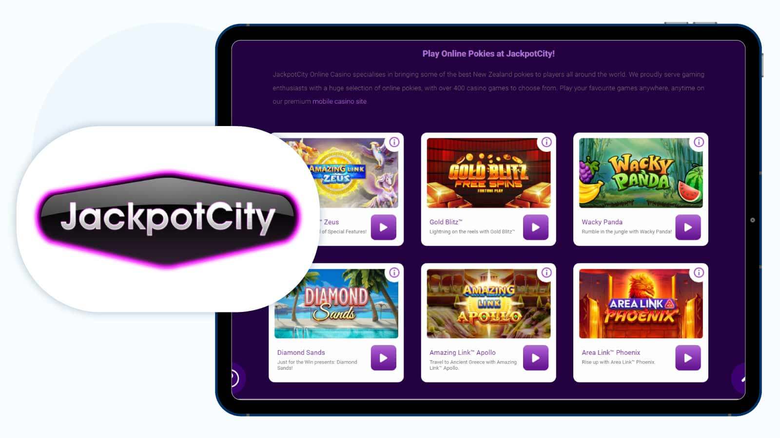 Jackpot City Best Instant Withdrawal Casino Online for Bonuses