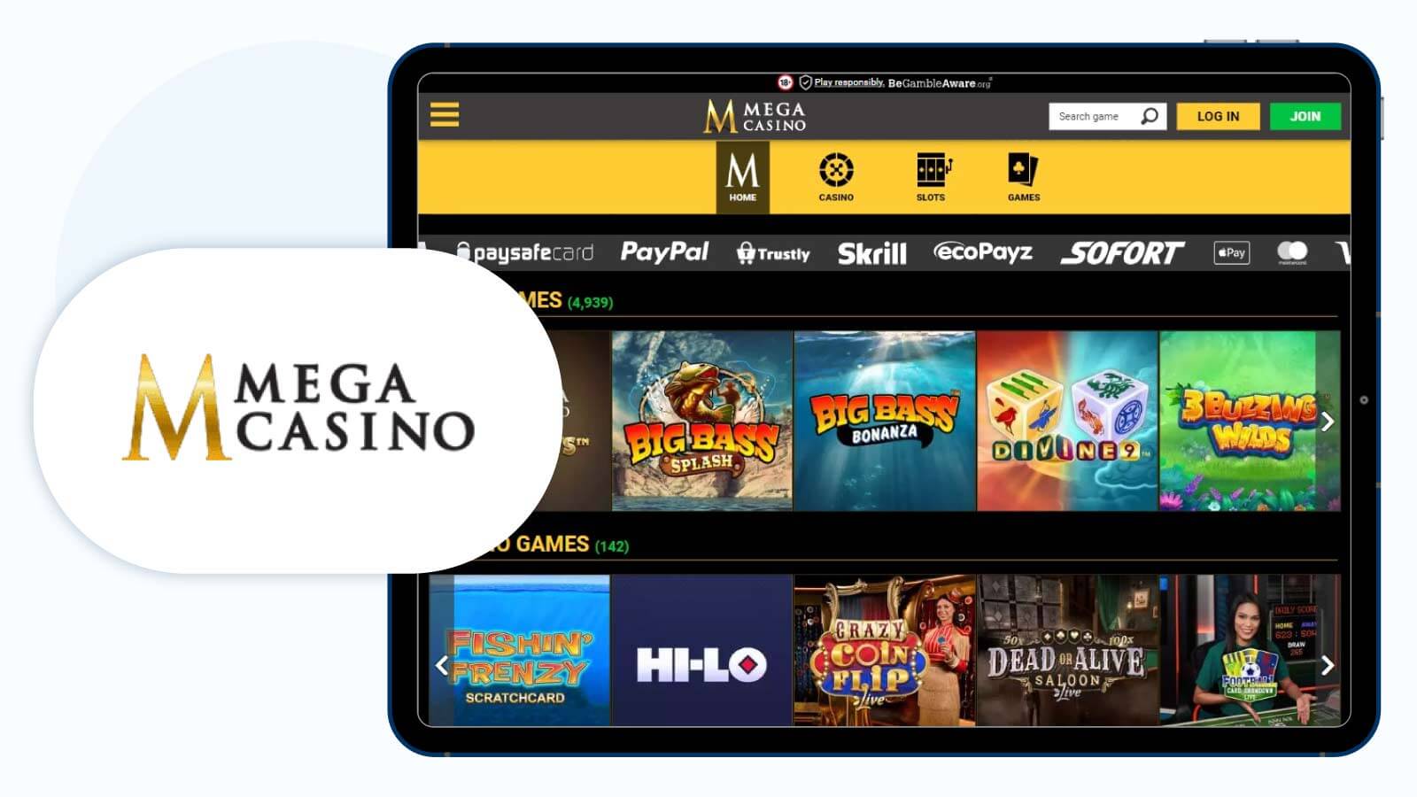 Mega Casino Fastest Payout Playtech Casino