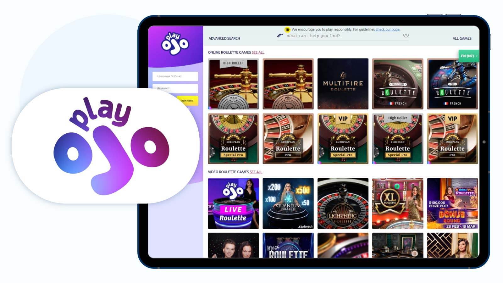 PlayOjo-Casino-Best-Live-Casino-Software-Providers