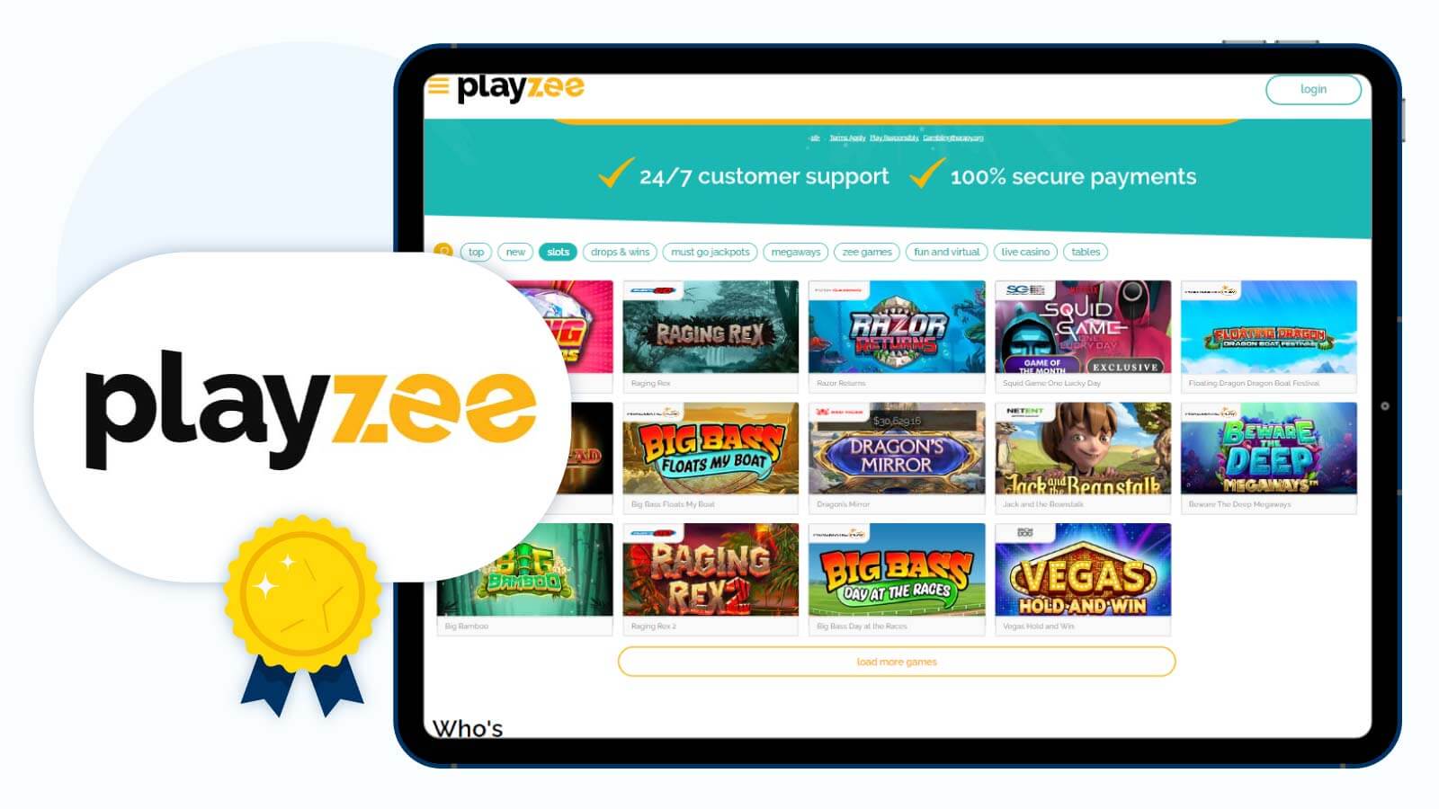 Playzee-Casino-Best-Overall-NZ-Playtech-Casino