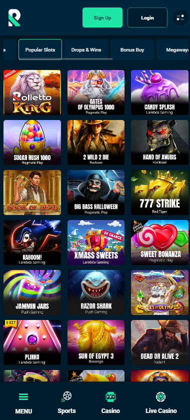 Rolletto Casino slots review mobil