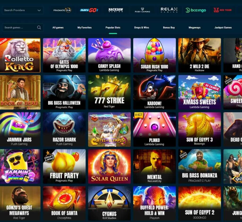 Rolletto Casino slots review