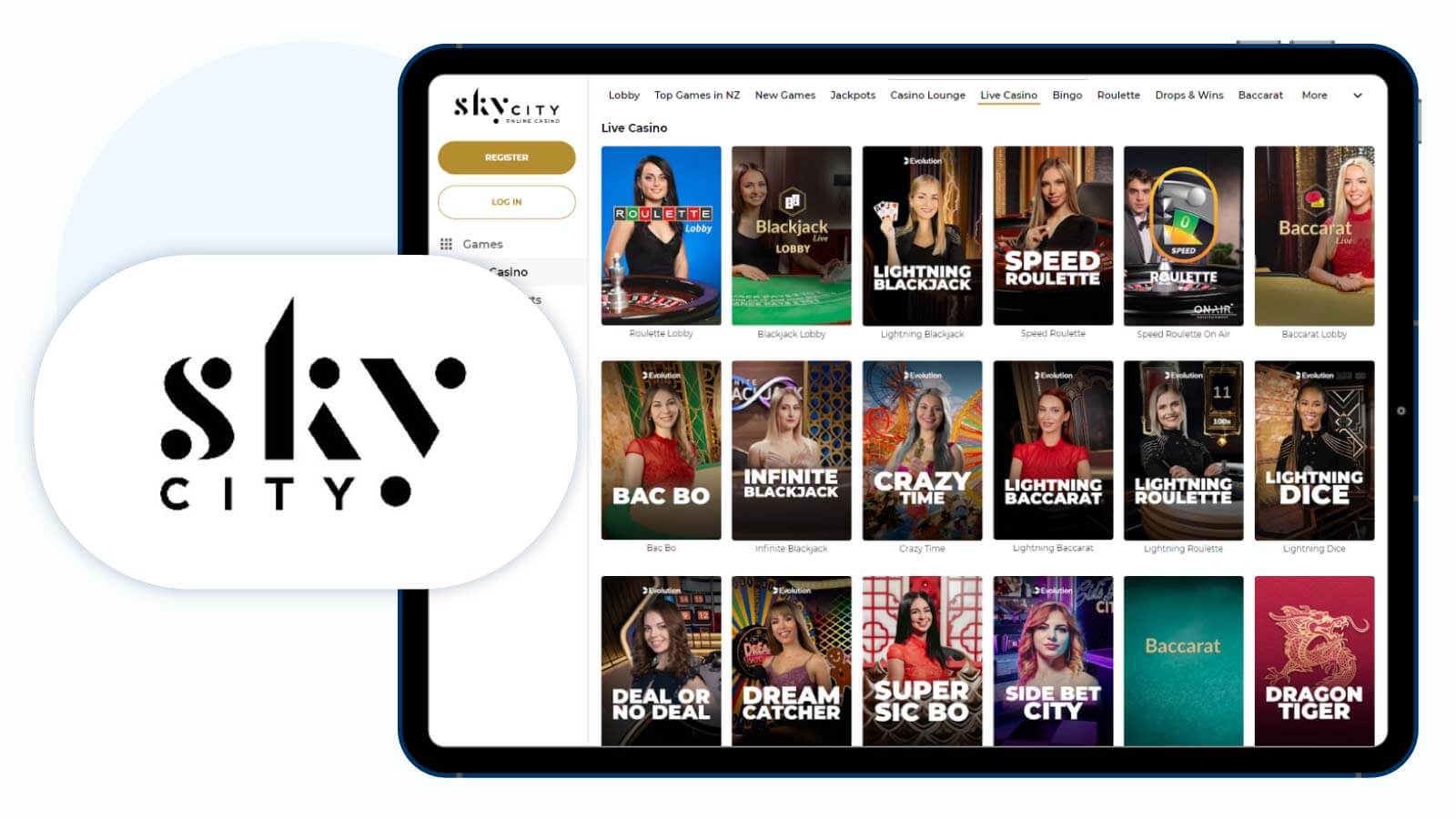 SkyCity Casino - Second Best No Wager Bonus in New Zealand