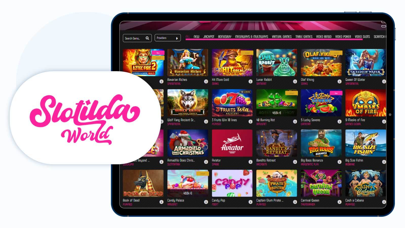 Slotilda World Best real money online pokies NZ casino for providers