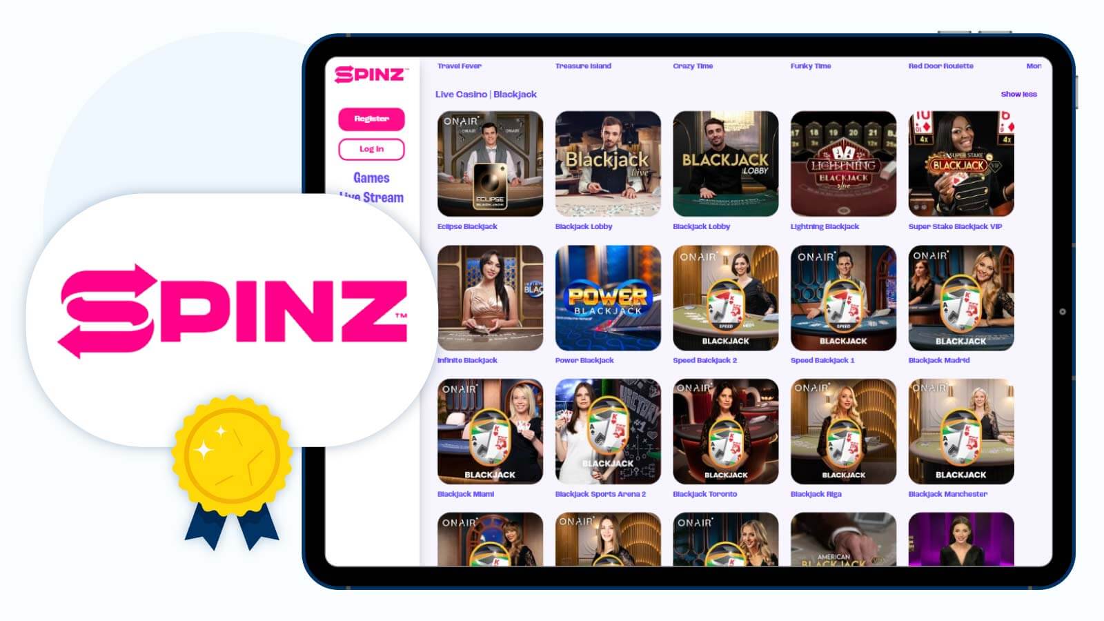 Spinz-Casino-Best-Live-BlackJack-Casino-NZ