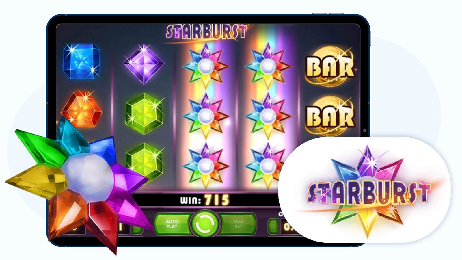 Starburst best online pokies for low rollers