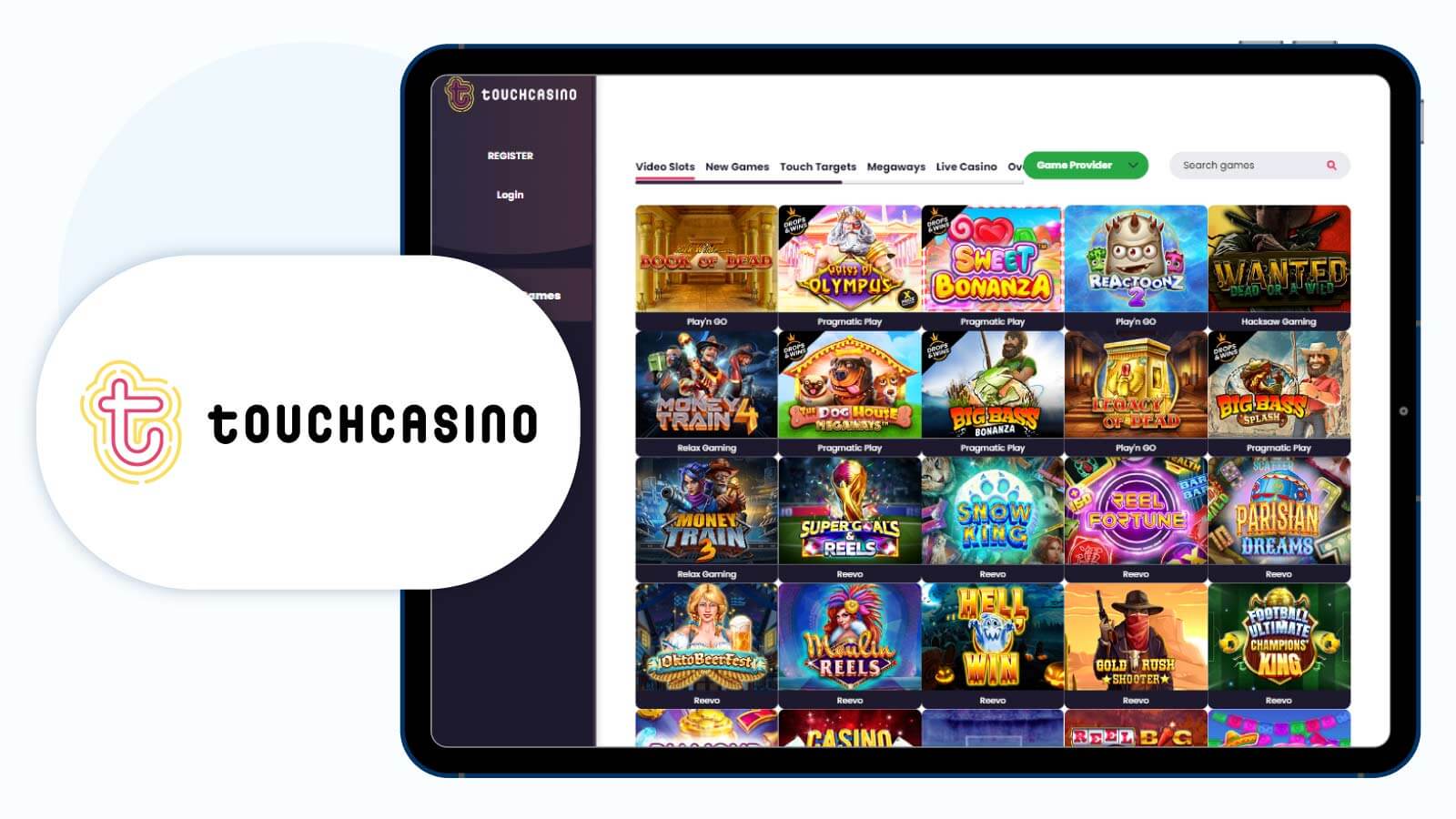 Touch-Casino-100%-Deposit-Bonus