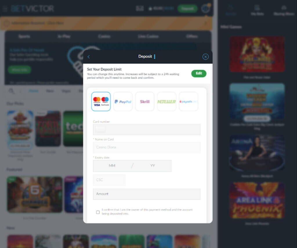 betvictor-casino-deposit-methods-available-review