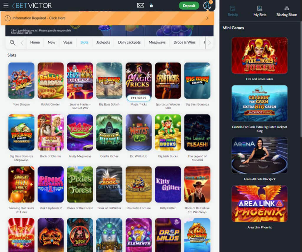 betvictor-casino-slots-variety-review