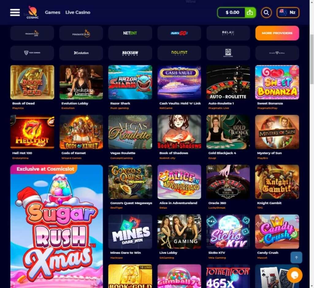 cosmic-slot-casino-pokies-variety-review