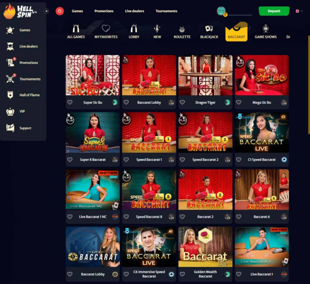 hell-spin-casino-live-dealer-baccarat-games-review