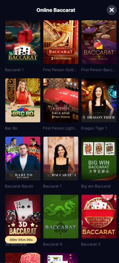 Highroller Casino mobile preview 5