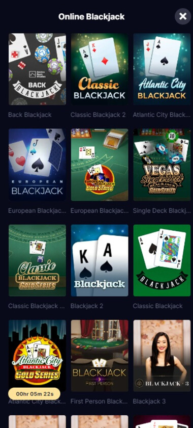 Highroller Casino mobile preview 4