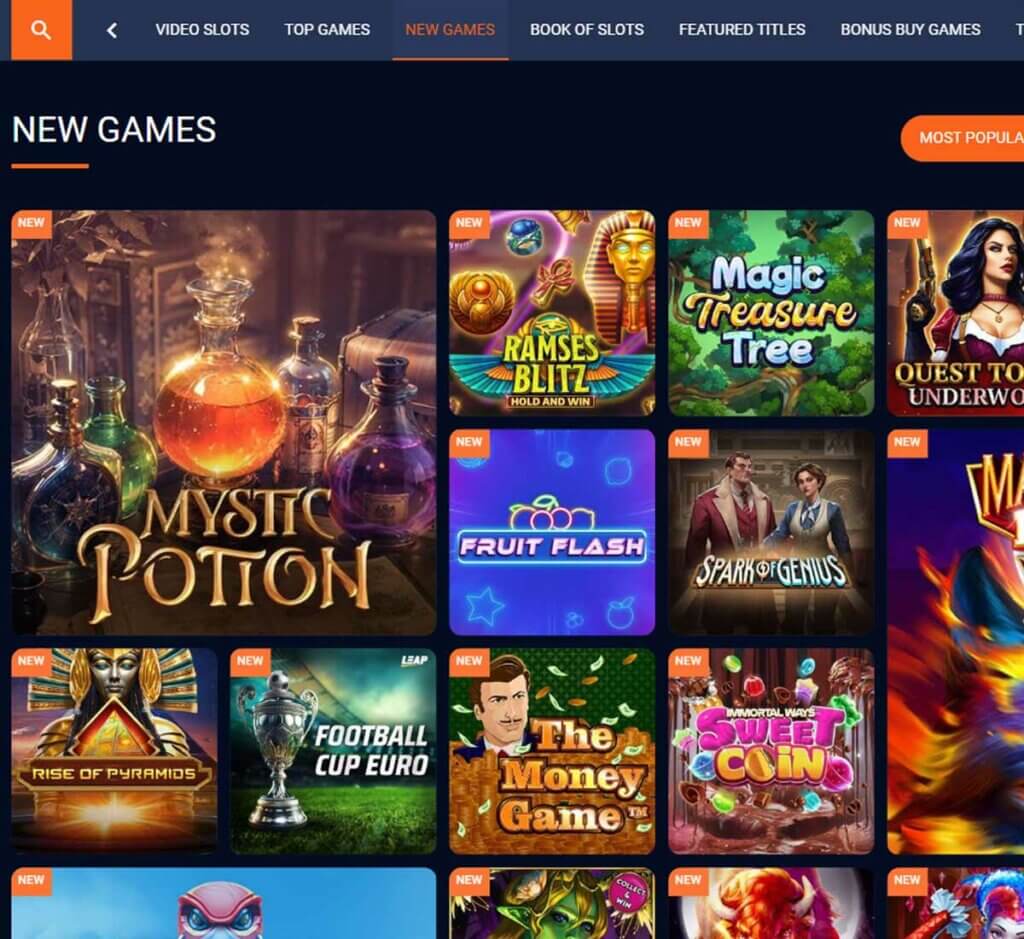 Dream Bet Casino home page review