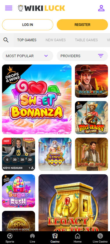 WikiLuck Casino mobile preview 1