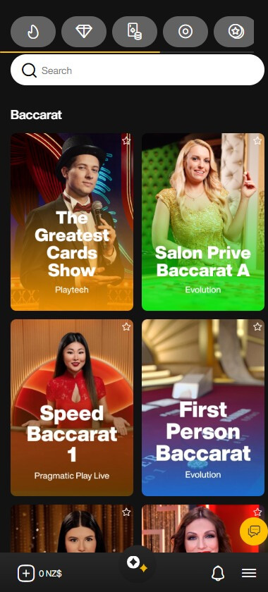 Just Casino mobile preview 5