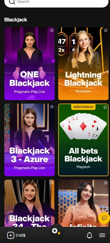 Just Casino mobile preview 4