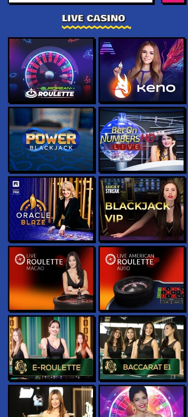 Ohmyzino Casino mobile preview 3