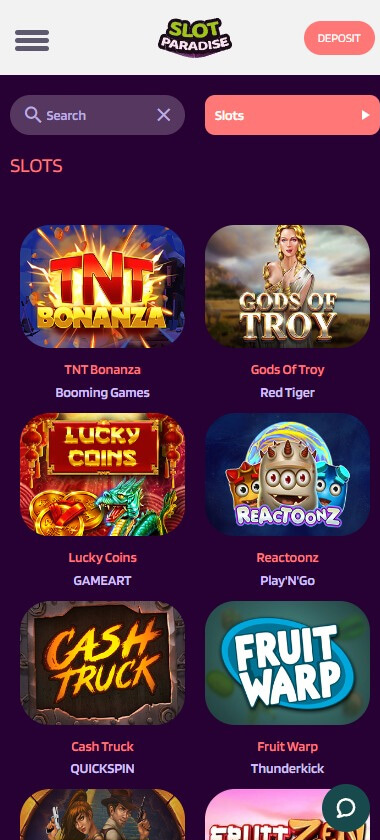 Slot Paradise Casino mobile preview 2
