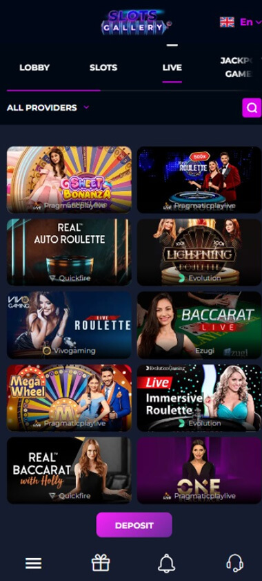 Slots Gallery Casino mobile preview 2