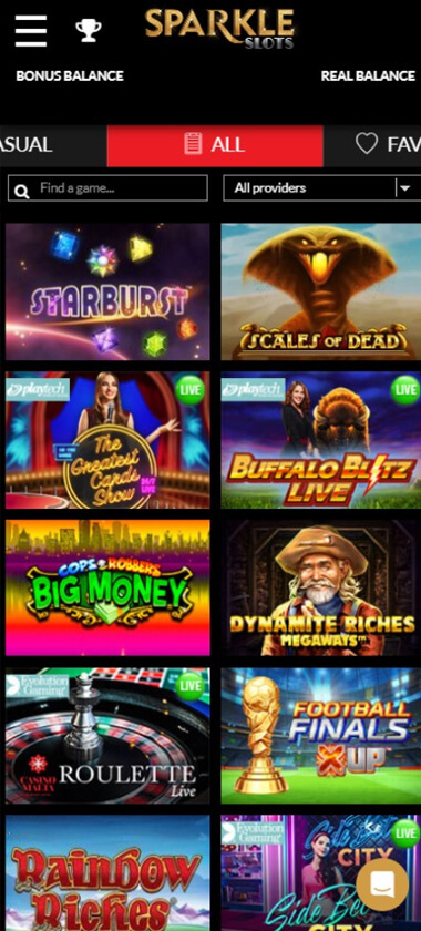 Sparkle Slots Casino mobile preview 2